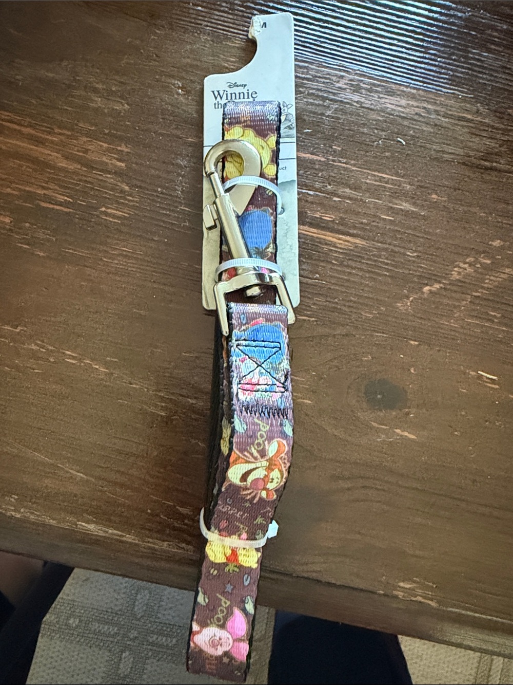 Disney Winnie the Pooh Brown Floral Character Dog Leash
